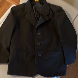 Boys size 8 black blazer sports coat like new